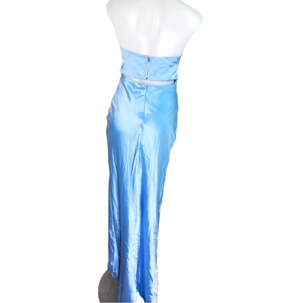 Peppermayo Tianna Satin Cutout Strapless Dress - Picture 4 of 4